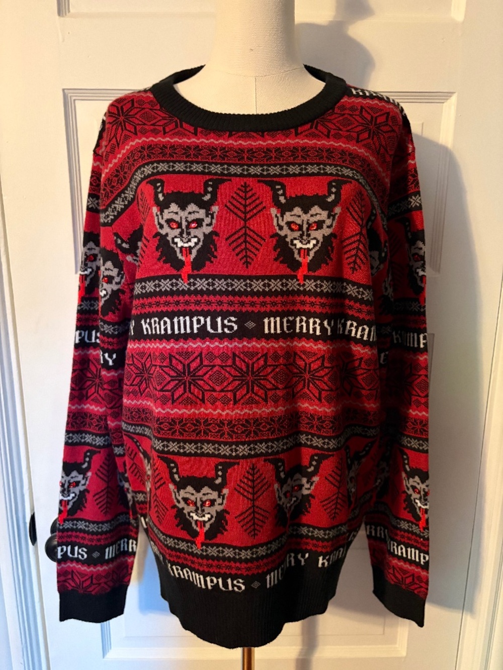 "Merry Krampus" Ugly Christmas Sweater